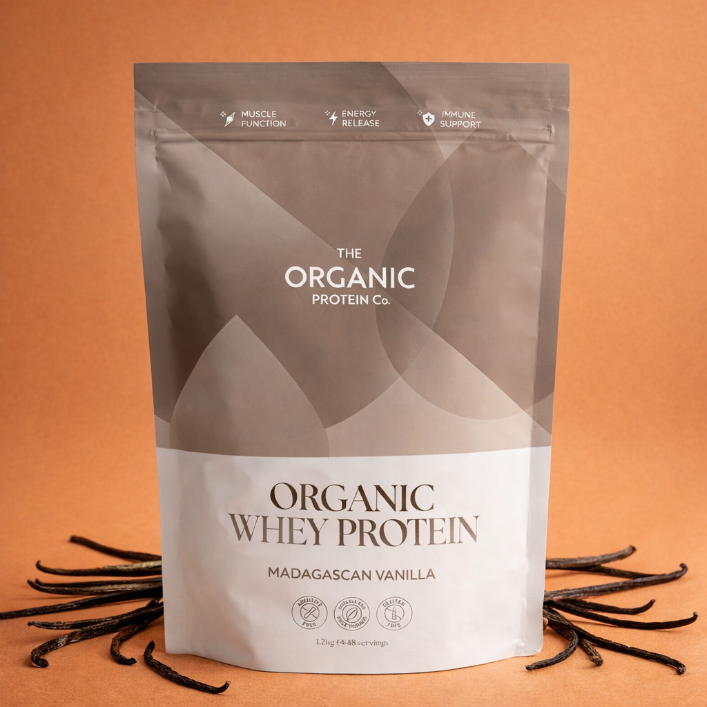 The Organic Protein Co Madagascan Vanilla Organic Whey Protein Powder