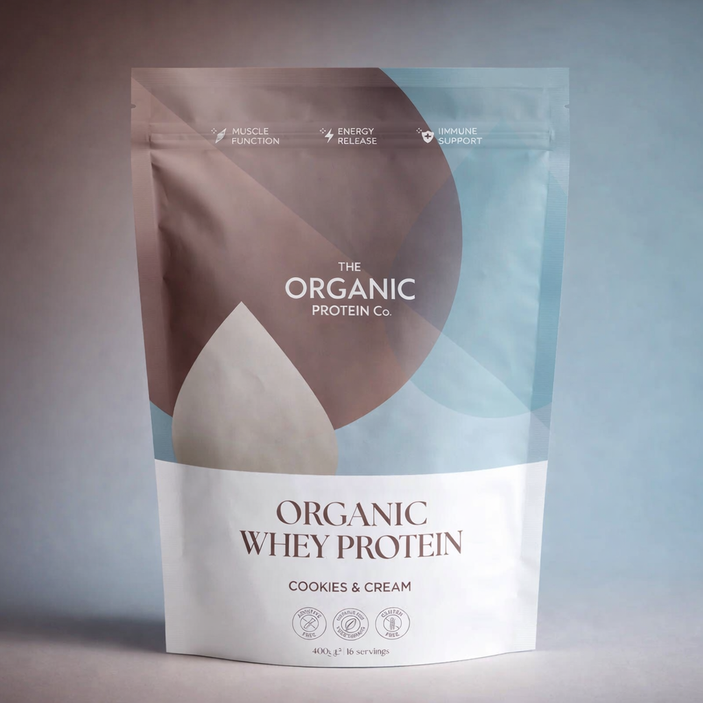 The Organic Protein Co Cookies & Cream Organic Whey Protein Powder