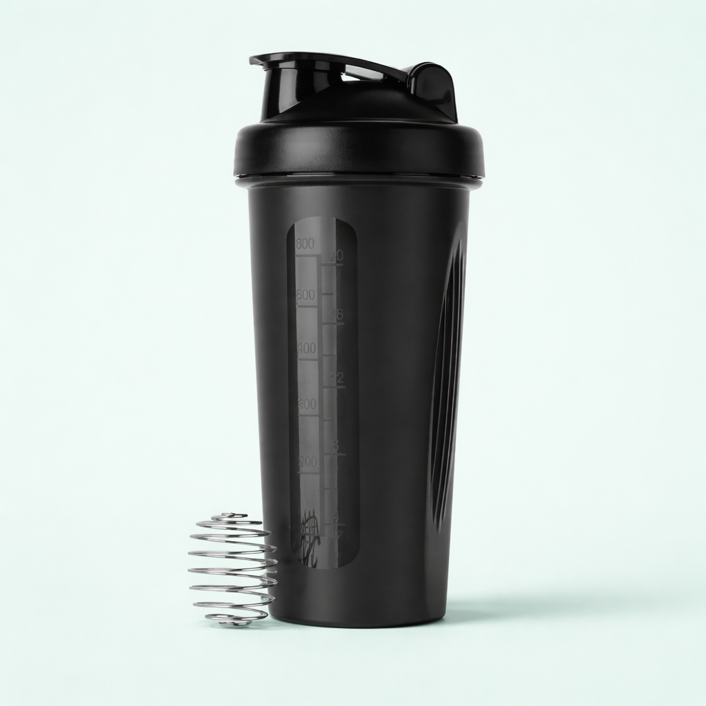 Black Protein Shake Bottle